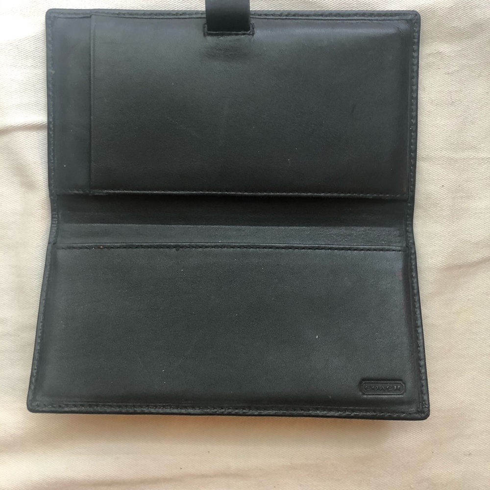 Genuine Coach Checkbook Cover